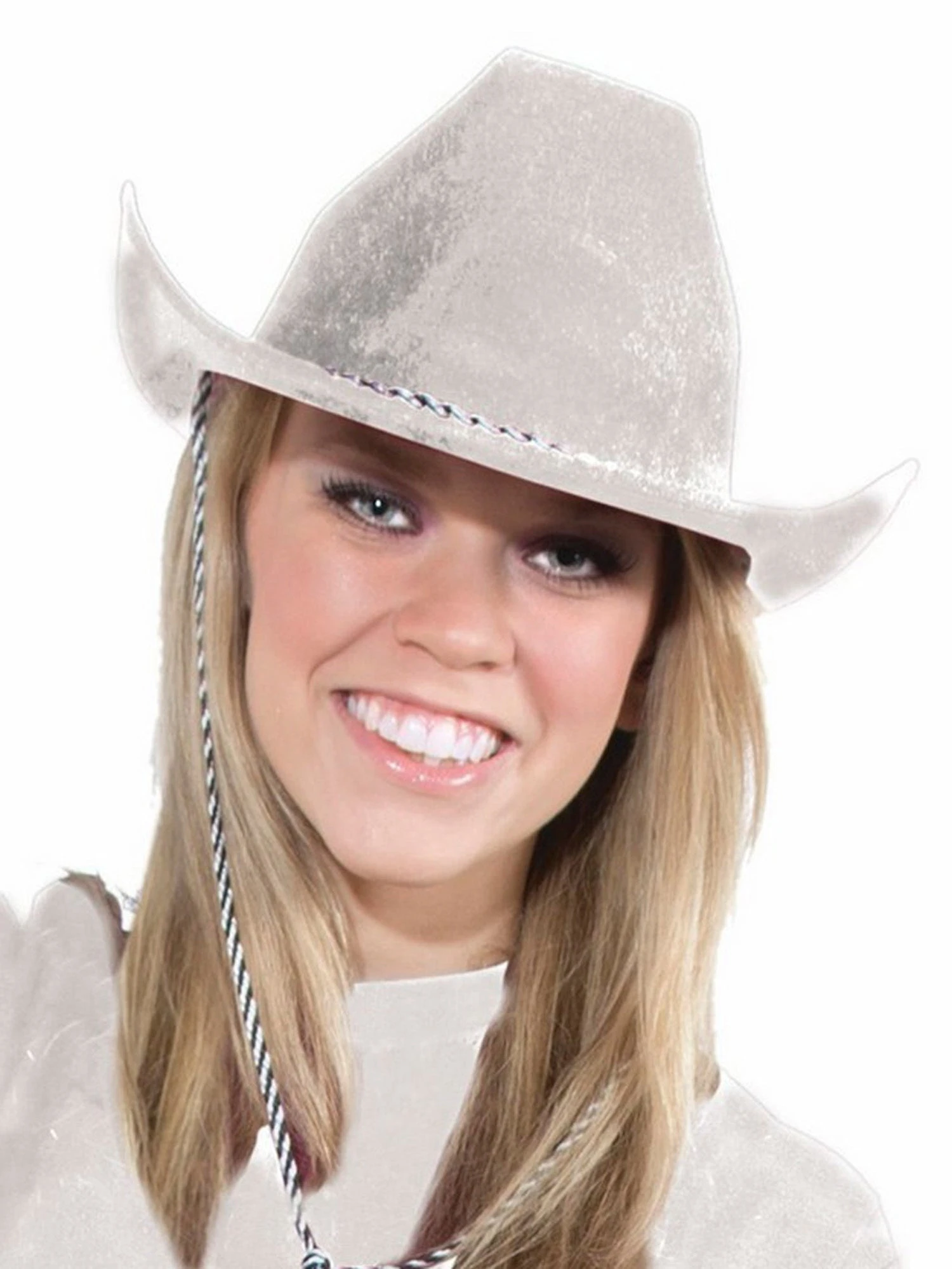 Adult White Cowboy Hat 1 Adult White Cowboy Hat