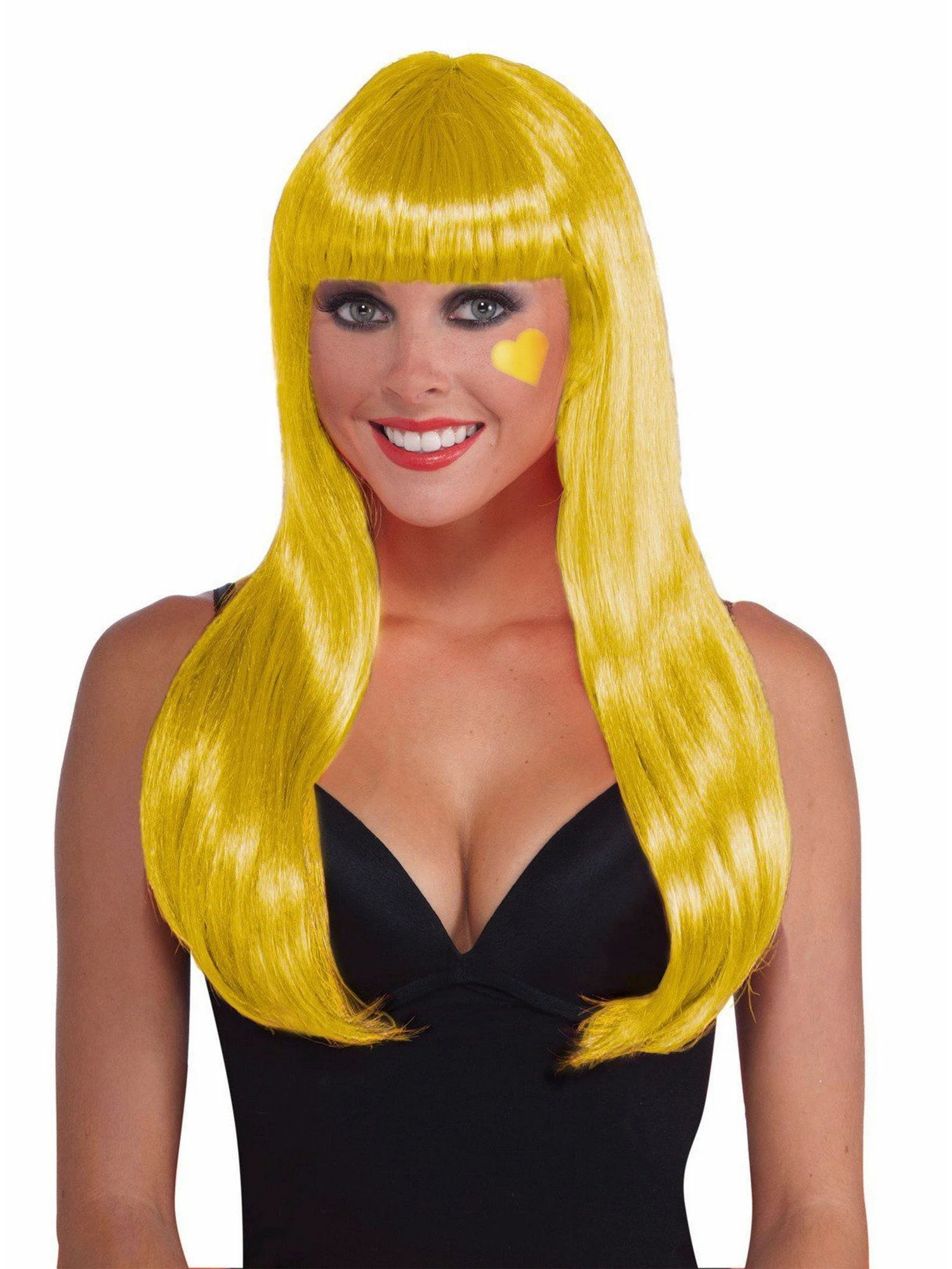 Yellow Long Wig 1 Yellow Long Wig