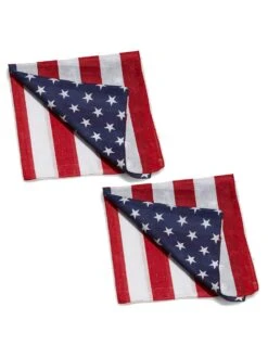 Adult Red, White And Blue Patriotic Bandana