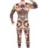 Men's Disappearing Man Tattoo Costume