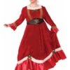 Womens Curvy Mrs. Claus Traditional Dress