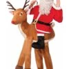 Adult Santa Ride In Reindeer Costume