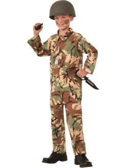Boys' Army Jumpsuit Costume