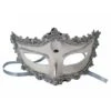 Adult Elegant Silver Masquerade Eye Mask