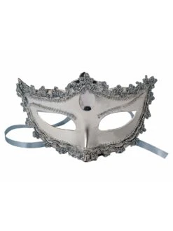 Adult Elegant Silver Masquerade Eye Mask