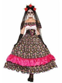 Day Of The Dead Lady Womens Costume