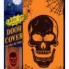 Creepy Skull Light Up Door Cover