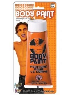 Orange Body Paint 3.4 Oz
