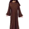 Mens Brown Biblical Robe With Headdress Costume