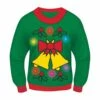 Light And Sound Jingle Bells Adult Sweater