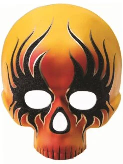 Adult Flame Skull Mask