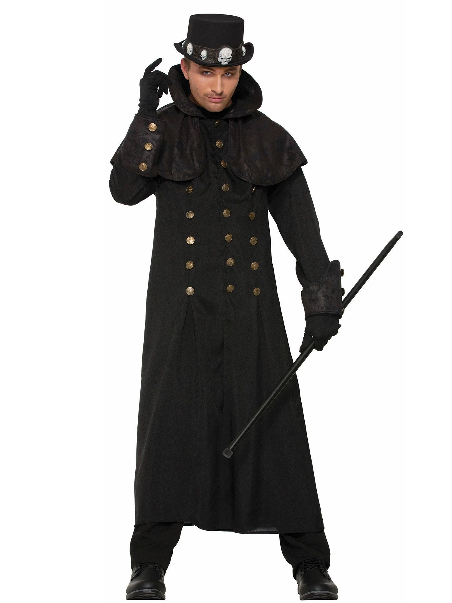 Mens Warlock Coat Costume 1 Mens Warlock Coat Costume