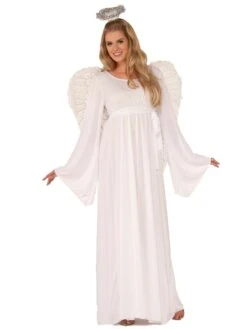 Women's Angelic Robe And Halo