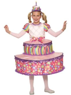 Girls' Birthday Cake Costume