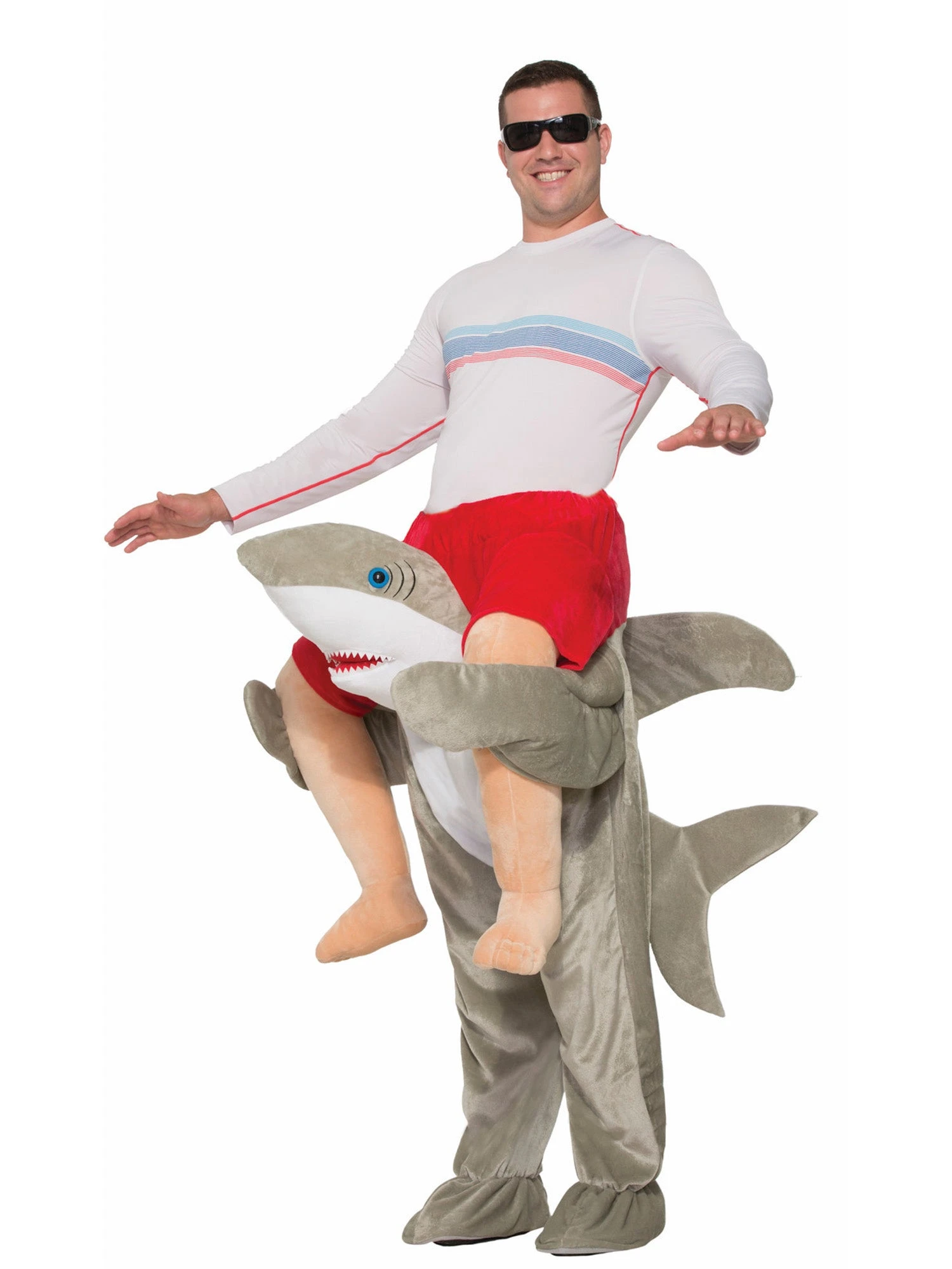 Mens Ride On Shark Costume 1 Mens Ride On Shark Costume