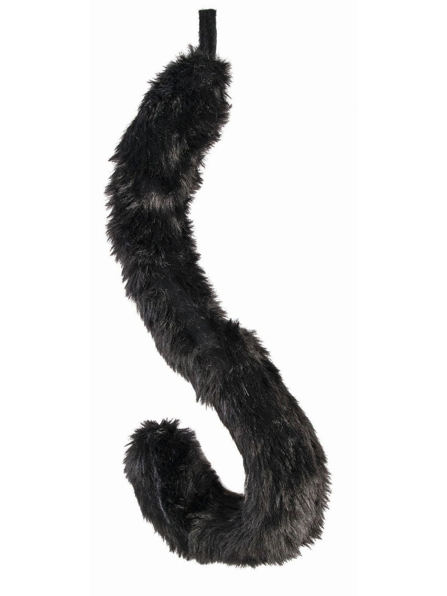 Adult Black Plush Long Tail - Economy 1 Adult Black Plush Long Tail - Economy