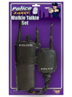 Adult Police Walkie Talkie Prop Set