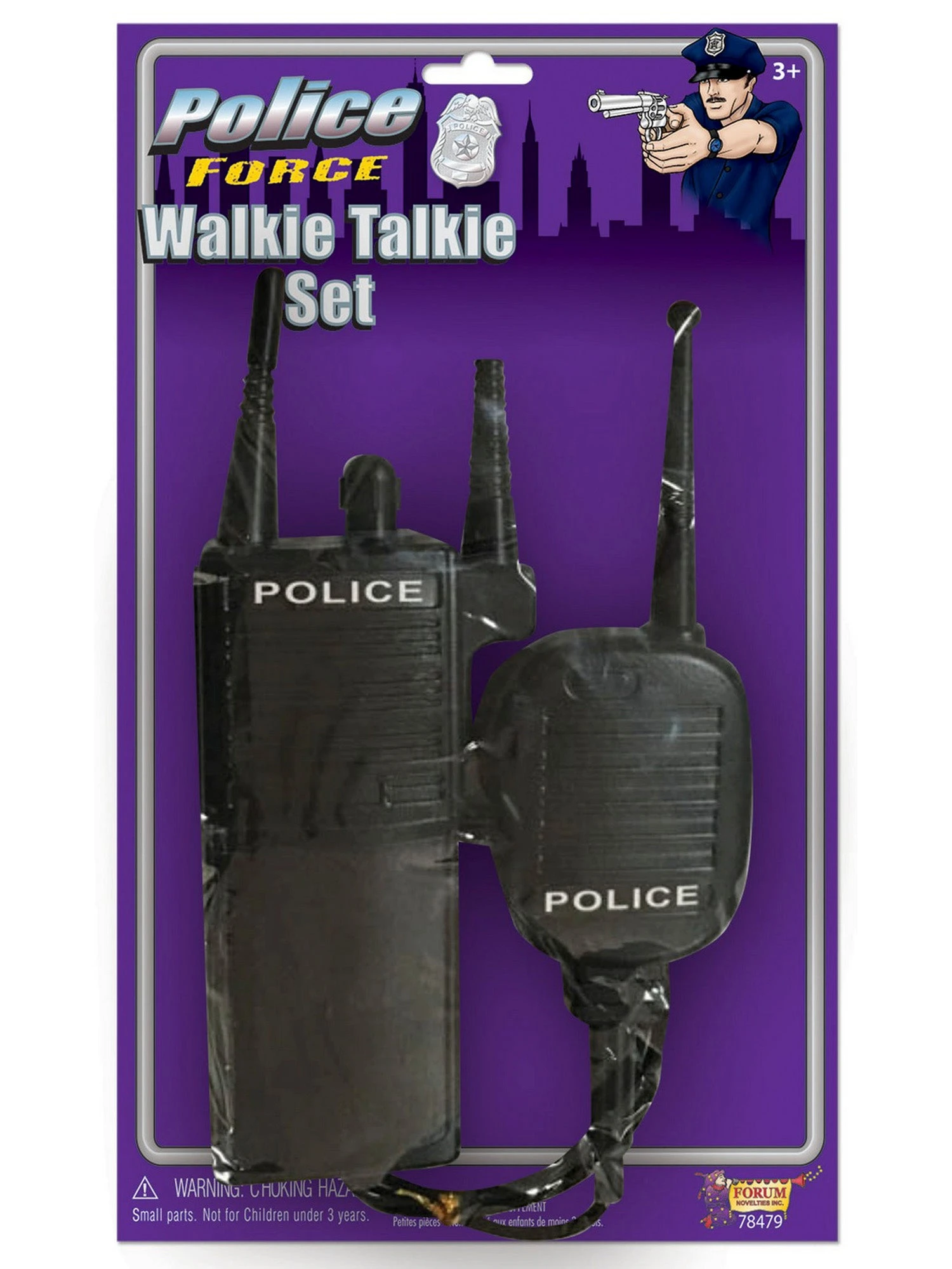 Adult Police Walkie Talkie Prop Set 1 Adult Police Walkie Talkie Prop Set
