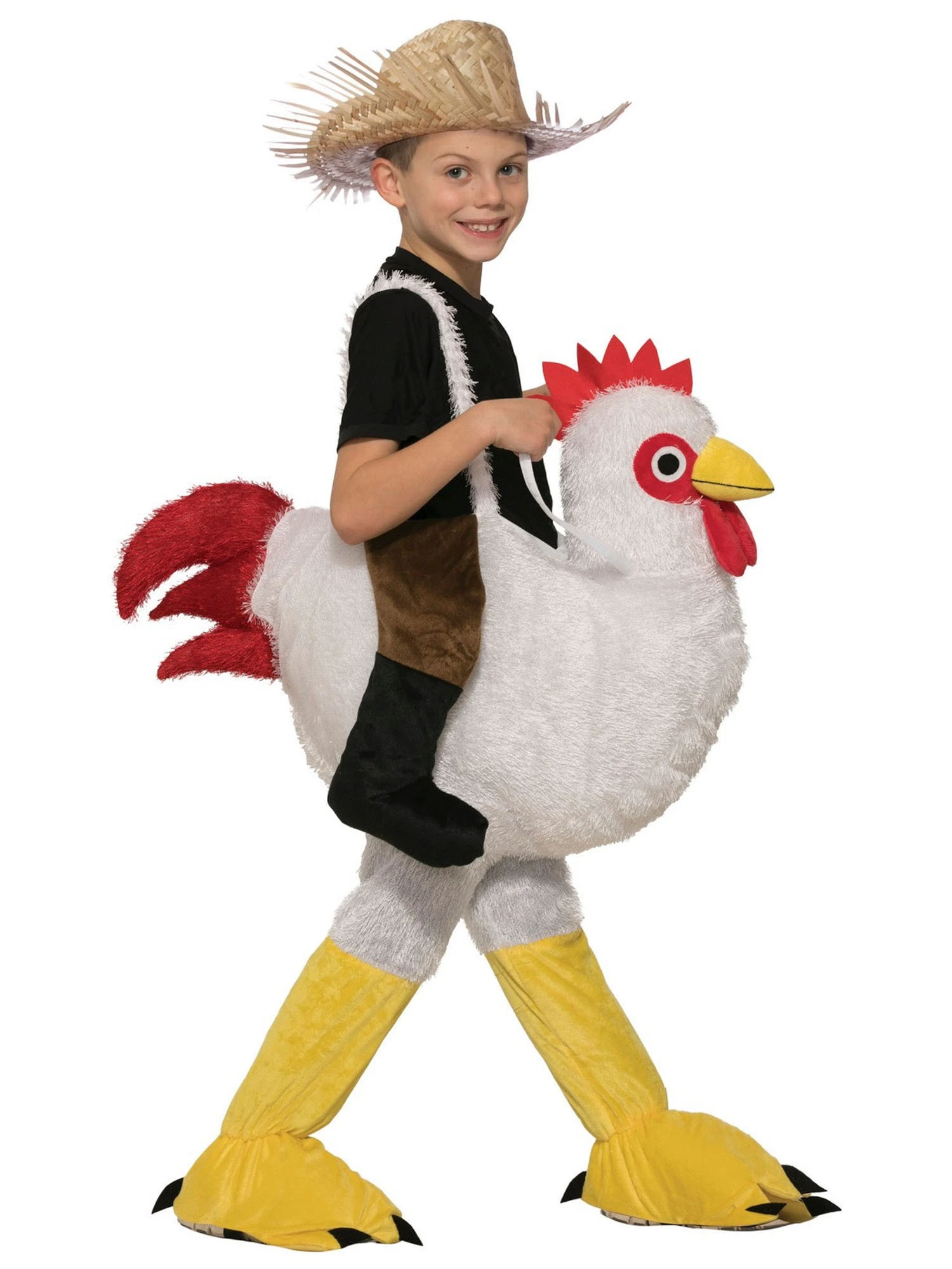 Kids' Ride In Chicken Costume 1 Kids' Ride In Chicken Costume