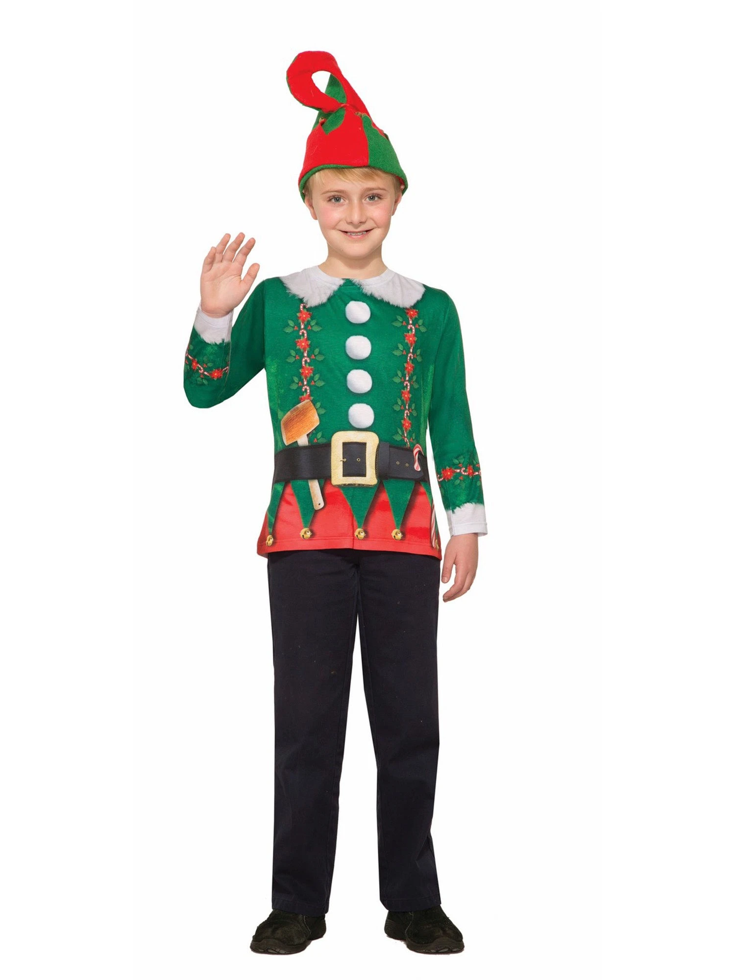Child Sublimation Elf Shirt 1 Child Sublimation Elf Shirt