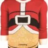 Mens Christmas Sweater Fat Santa