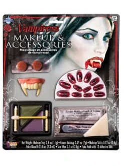 Vampiress Makeup And Accessory Set