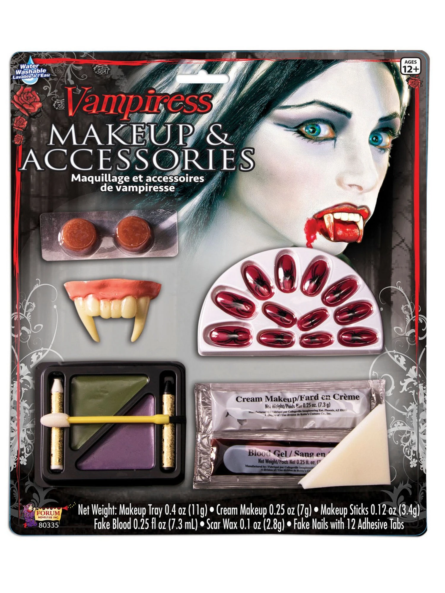 Vampiress Makeup And Accessory Set 1 Vampiress Makeup And Accessory Set
