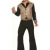 Men's Disco King Gold Costume