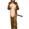 Kid's Leopard Halloween Costume Jumpsuit And Mask