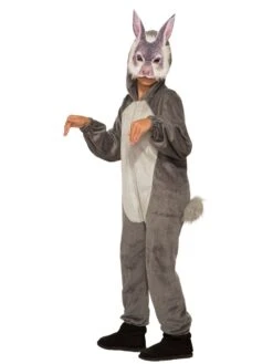 Kid's Bunny Halloween Costume Jumpsuit And Mask