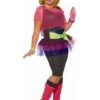 Womens Curvey 80's Throwback Costume
