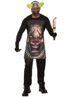 Mens Horific Kitchen Clown Costume