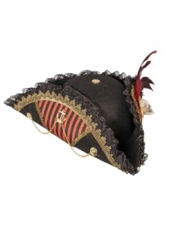 Womens Buccaneer Hat With Skull