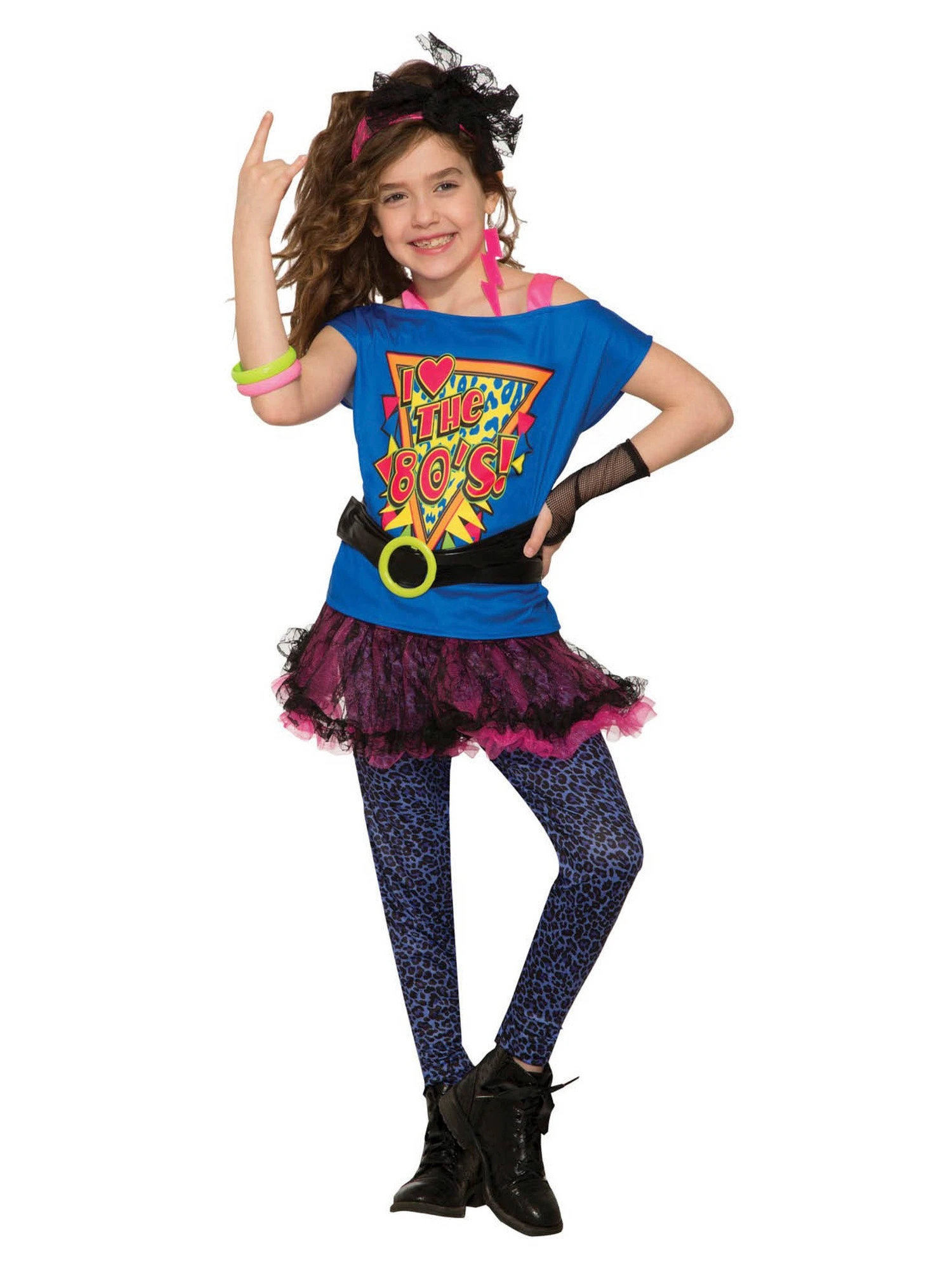 Totally 80s Girls Costume 1 Totally 80s Girls Costume