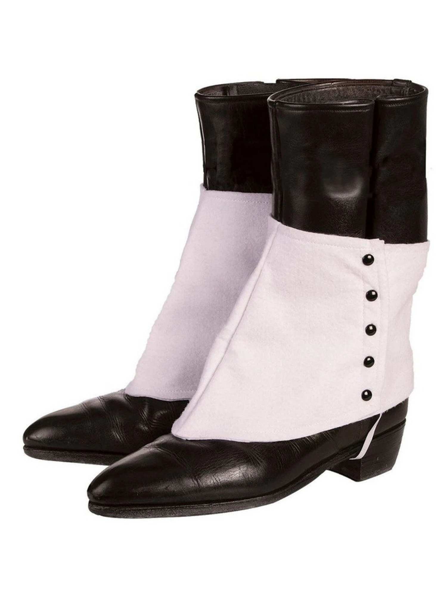 Spats W/ Black Buttons For Gangster Costume 1 Spats W/ Black Buttons For Gangster Costume
