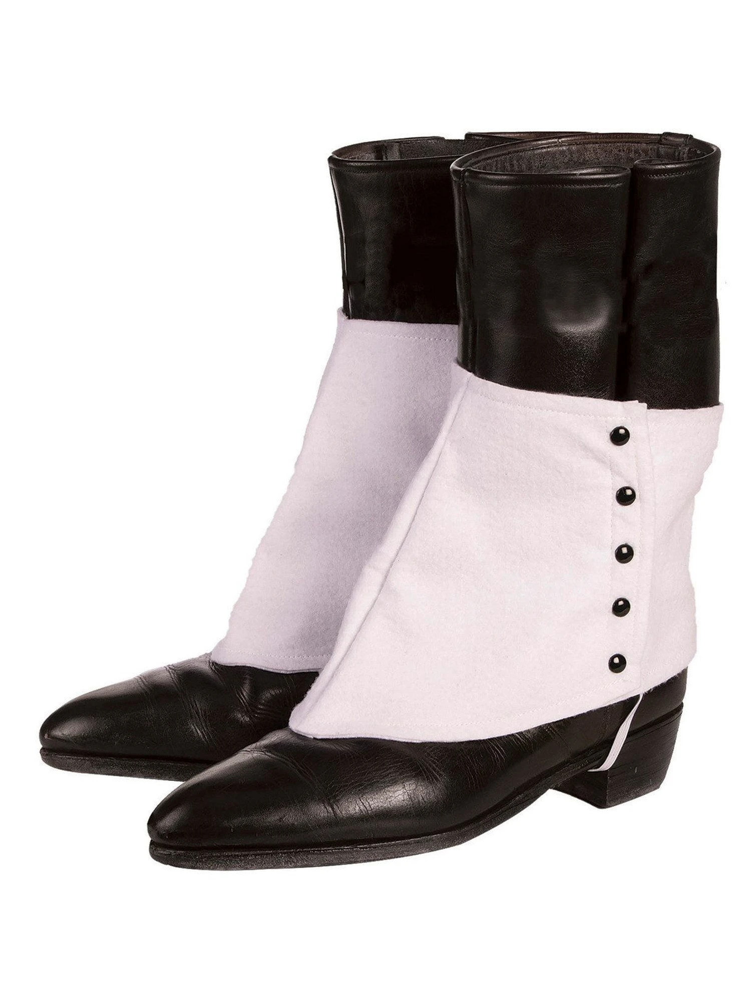 Spats W/ Black Buttons For Gangster Costume 2 Spats W/ Black Buttons For Gangster Costume - Image 2