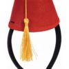 Adult Red Mini Fez Hat