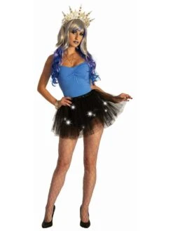 Women's Black Light Up Tutu