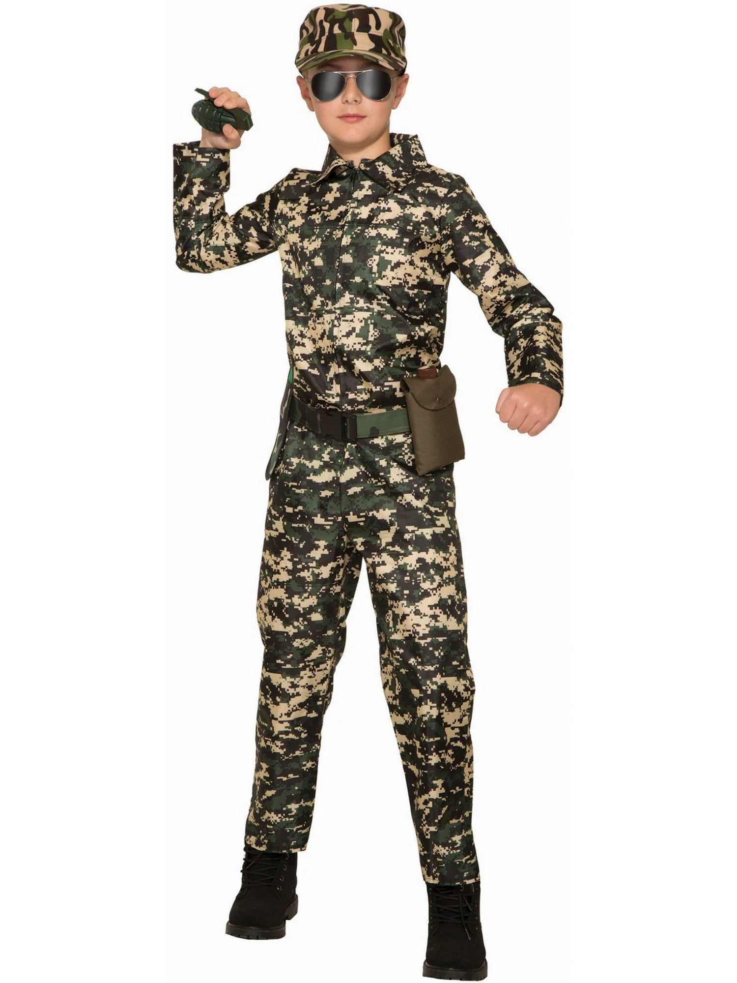 Army Jumpsuit Boy Costume 1 Army Jumpsuit Boy Costume
