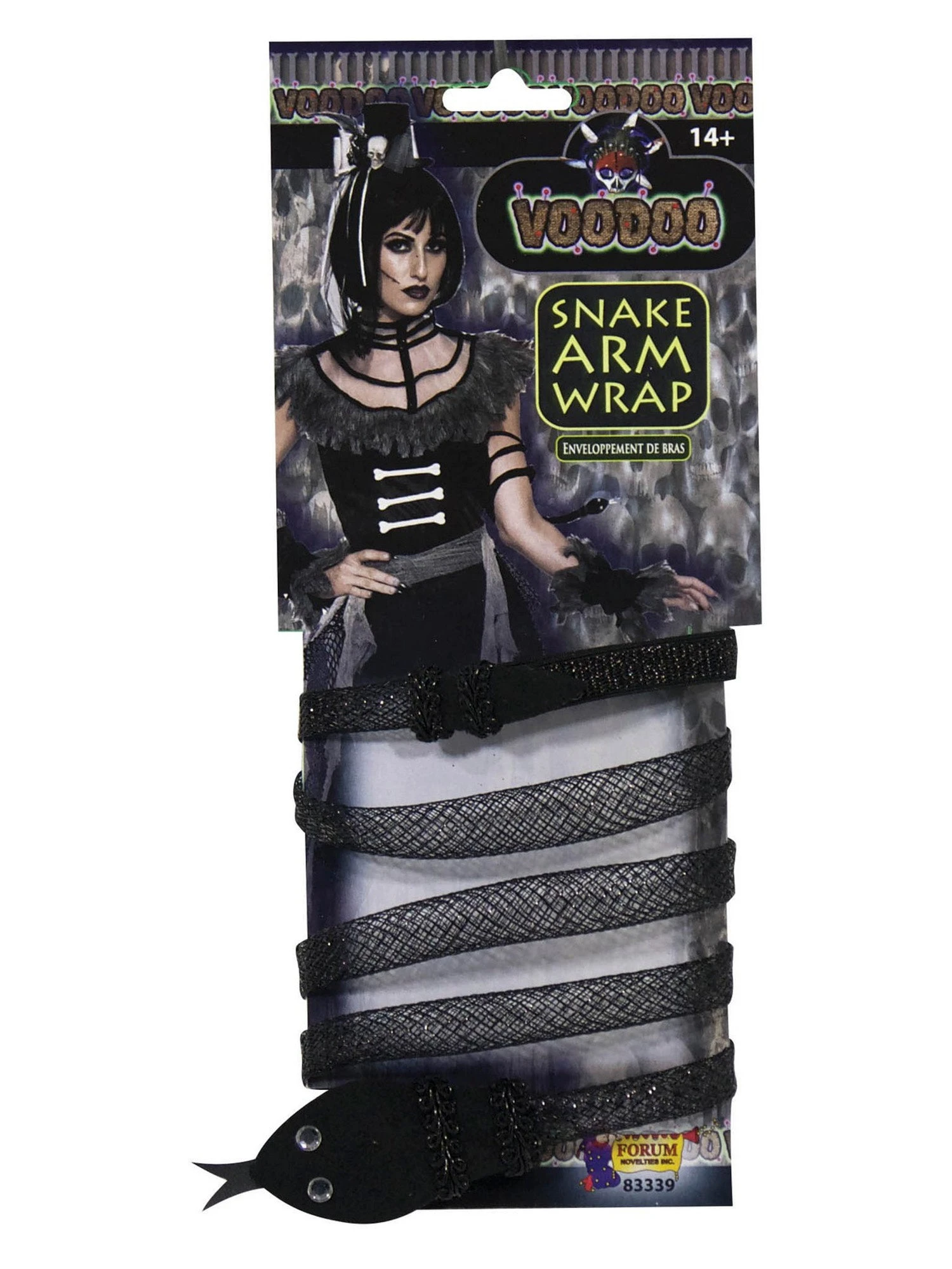 Women's Dark Magic Black Snake Arm Wrap 1 Women's Dark Magic Black Snake Arm Wrap