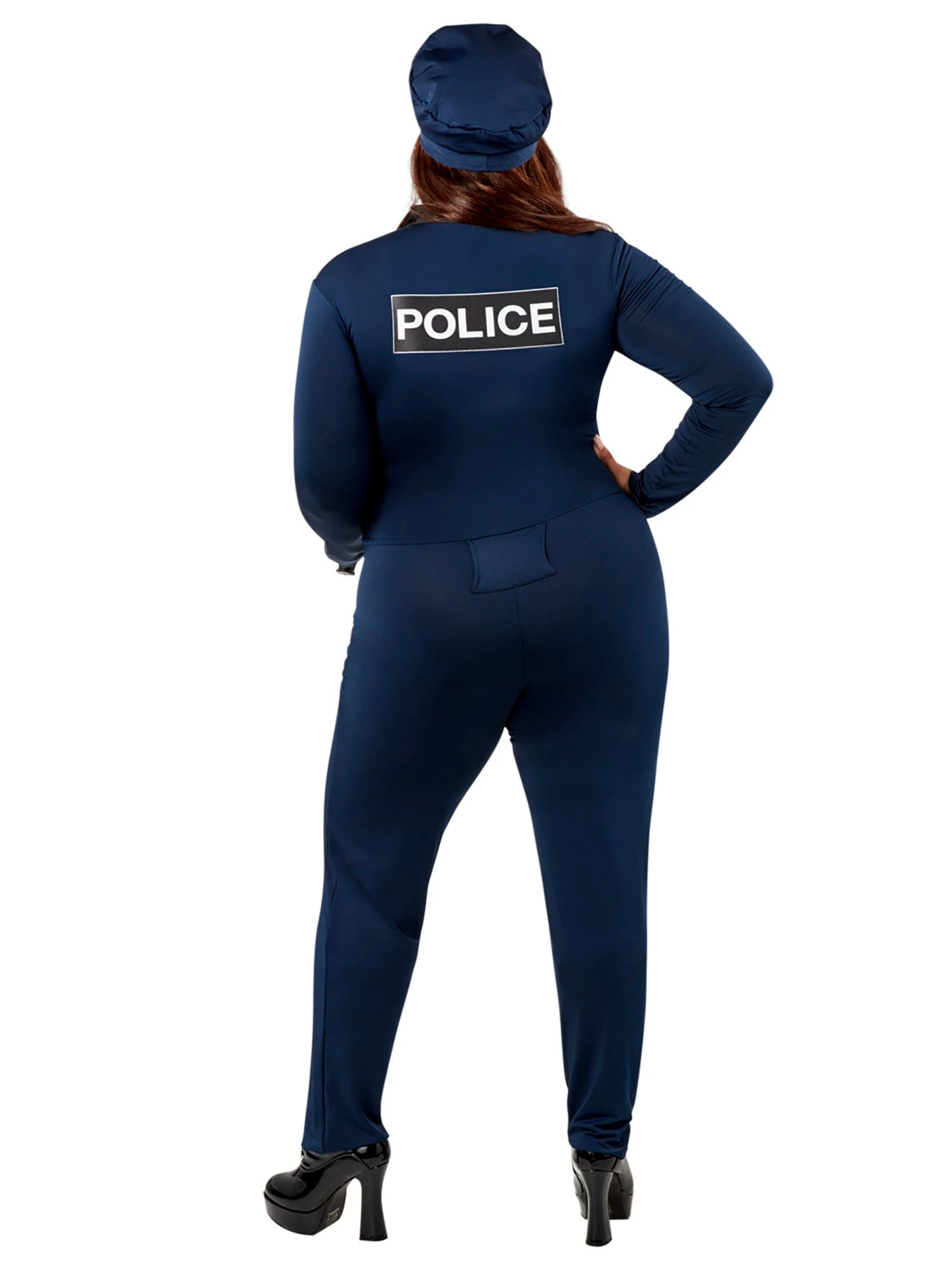 Adult Sexy Cop Plus Costume 2 Adult Sexy Cop Plus Costume - Image 2