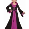 Girls' Pink And Black Sorceress Costume