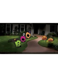 3 Piece Boo Lawn Set Decoration