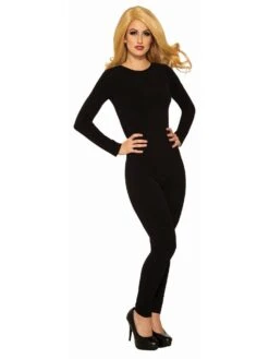 Adult Unitard Women Black Plus Costume