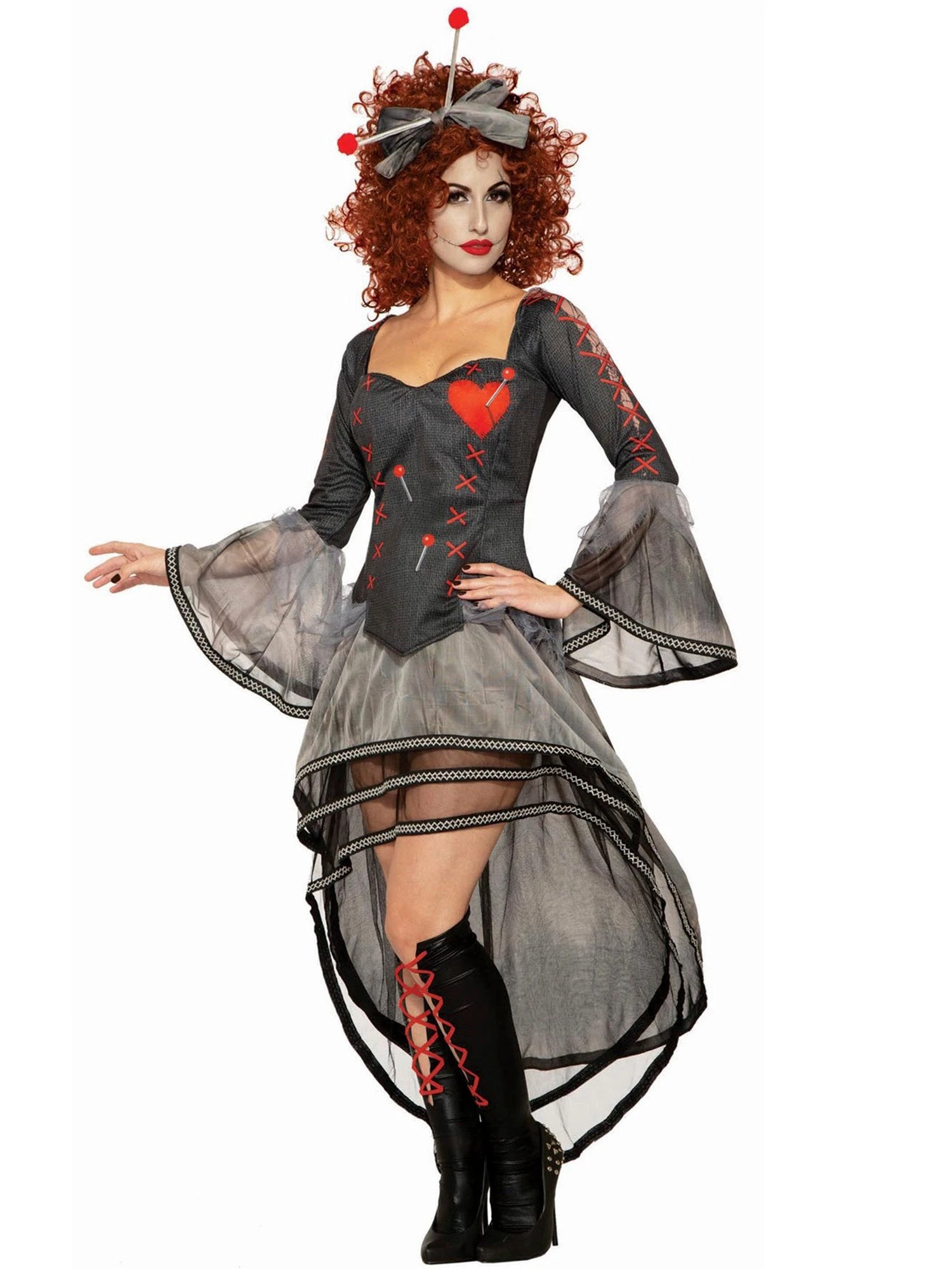 Womens Voodoo Dolling Costume 1 Womens Voodoo Dolling Costume