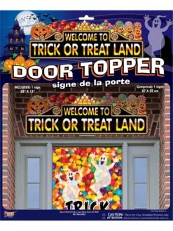 3 Foot Trick Or Treat Land Door Topper Decoration