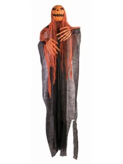5 Foot Light And Sound Pumpkin Ghost Decoration
