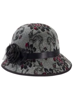 Flapper Hat W/ Flowers