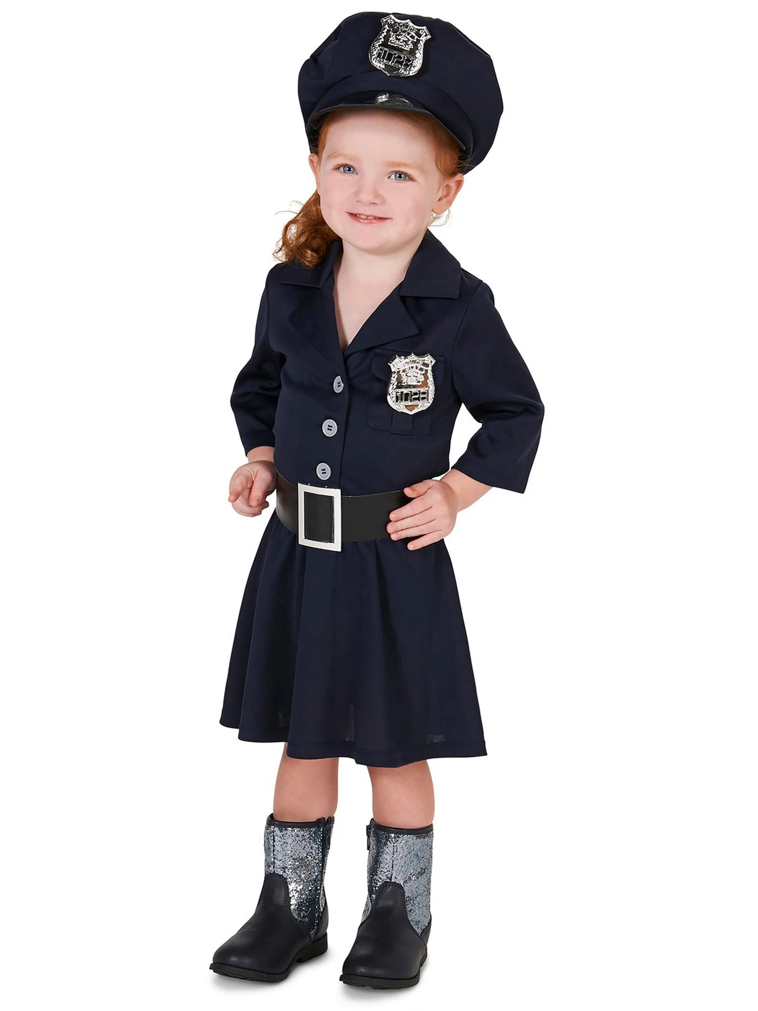 Kid's Police Girl Costume 1 Kid's Police Girl Costume