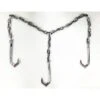 Plastic Meat Hook And Chains Prop